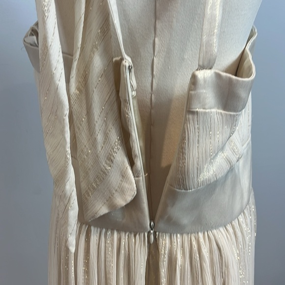 Marc Bouwer Gold Silk Evening Gown - Picture 14 of 17